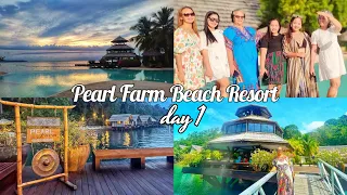 PEARL FARM BEACH RESORT + HILLTOP ROOM TOUR 🏖️ DAY 1 | Sister Tyrenne's birthday • Maiet Sangco