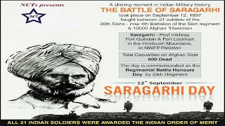 Battle of Saragarhi - Tribute to 21 Sikh soldiers - Motivational video - Never step back