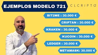 ⚡ Evita ERRORES en el Modelo 721: 3 EJEMPLOS clave: ¿declaro bit2me, criptan, kraken, ledger, …?