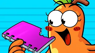 Fruits Try School Pranks | | Animated Cartoons | Pear Couple