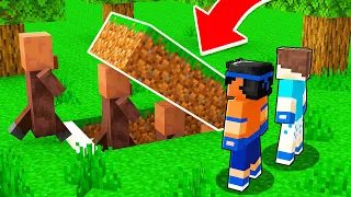 99% DAS PESSOAS NÃO SABEM DO SEGREDO DOS ALDEÕES NO MINECRAFT!!