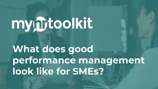 What does good performance management look like for SMEs?