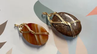 Tutorial, how to wrap wire around stones