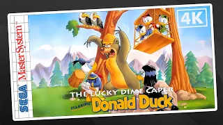 [SEGA Master System Longplay] The Lucky Dime Caper Starring Donald Duck | Full Game Walkthrough | 4K