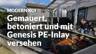 Hannos nigelnagelneuer und nicht fertiger 33.000 Liter Teich | Modern Koi Blog #6525