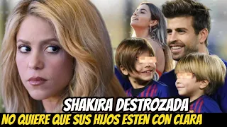 CON GRAN TRISTEZA, SHAKIRA REVELA La RELACIÓN de sus HIJOS Con La  NOVIA de PIQUÉ HOY!