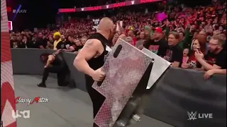 Roman Reigns strikes back against Brock Lesnar  Raw, March 26, 2018