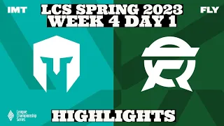 Fly vs IMT | LCS Highlights Week 4 Day 1 | LCS Spring 2023 | Highlights by Pro Esports Highlights