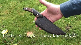 Leather Sheath For Kitchen Knife @thetopicala