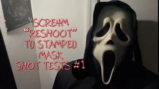 SCRE4M TD Stamp Glow Ghostface Mask Shot Test