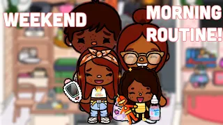 Family of 4 Weekend day in the life! pt 1.🤍| FREE HOUSE edition! | My Loca Toca