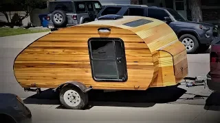 Cedar Strip Teardrop Camper build