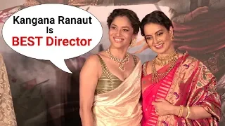 Ankita Lokhande Praising Kangana Ranaut At Manikarnika Trailer Launch