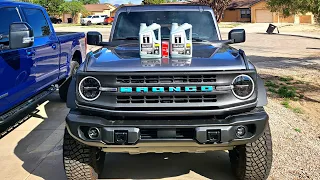 2022 Ford Bronco 2.7L Oil Change (How To)