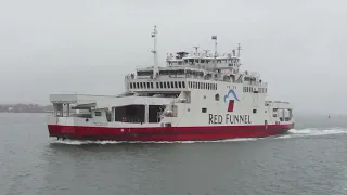 Red Falcon passing SS Shieldhall 30 07 2023