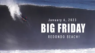 PUMPING Redondo Beach Waves and Beach destruction!