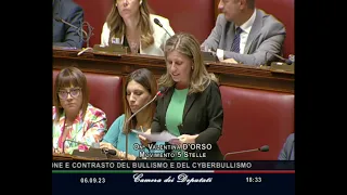Valentina D'Orso - M5S Camera - dichiarazione di voto | 6/09/2023
