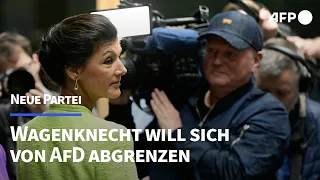 Wagenknecht-Partei will sich von der AfD abgrenzen | AFP