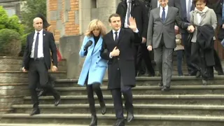 Emmanuel and Brigitte Macron vote in French local elections (2) | AFP