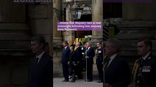 The Moment the Queen's Children Saw Her Coffin