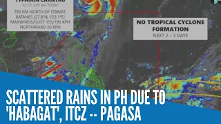 Scattered rains in PH due to 'habagat', ITCZ -- Pagasa
