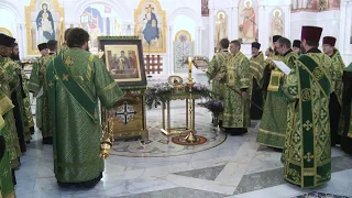 В Волгоград доставили ковчег с частицей мощей преподобного Сергия Радонежского