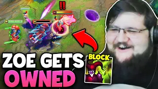 HOW PINK WARD OUT PLAYS ZOE PLAYERS... (THIS IS BIG BRAIN) | Shaco Jungle