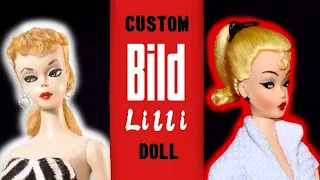 Turning VINTAGE BARBIE into BILD LILLI | Custom Bild Lilli Doll by fionifying