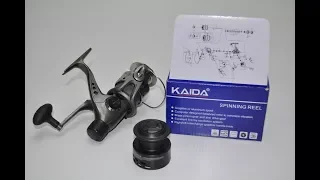 Катушка безинерционная Kaida CTR 401 (задний фрикцион) Видео обзор моей катушки