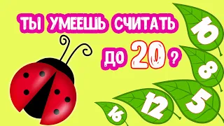 СЧИТАЕМ до 20. Задание для детей. ТРЕНАЖЕР