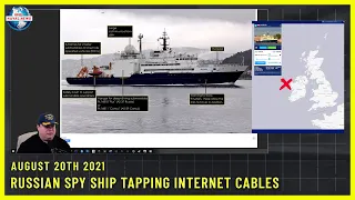 Russian Spy Ship Tapping Internet Cables