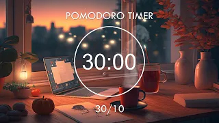 30/5 Pomodoro Timer - Studying At A Cozy Room with Lofi Mix • Focus Station