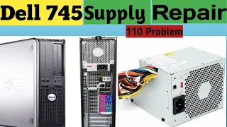 Dell Desktop 745 Power Supply 110 Problem PF Short How To Repair At Home