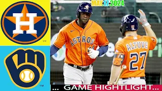 Houston Astros vs. Milwaukee Brewers [Today] (05/17/24) GAME HIGHLIGHTS | MLB Season 2024