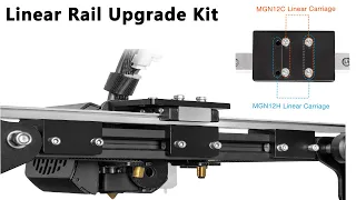 Ender 3 Series X-axis Linear Rail Upgrade Kit for MGN12H and MGN12C Rail