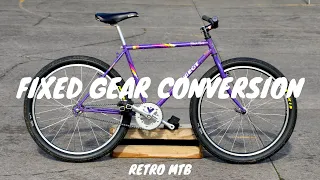 Fixed Gear Conversion - Retro MTB