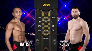 Хердесон Батиста vs. Мухамед Коков | Herdeson Batista vs. Mukhamed Kokov | ACA 115 - Moscow