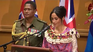 Meghan Markle Rushed Out of Fiji Market Amid Security Concerns