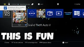 GTA5 story mode ps4 mod menu fun (This is fun af lol)