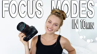 Camera Focus Modes Explained! Spot, Area, Single & Continuous!