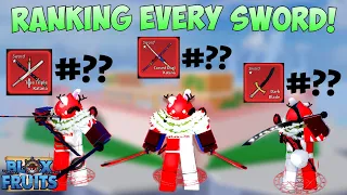 ⚔️ RANKING EVERY SWORD IN BLOX FRUITS | WORST TO BEST!