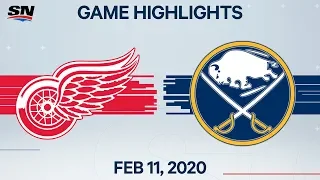 NHL Highlights | Red Wings vs. Sabres - Feb. 11, 2020