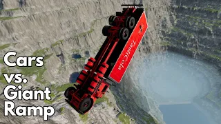 Canyon Ramp Jumps 3 | CrashBangNG | BeamNG Drive