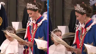 Princess Charlotte and Kate Middleton SING During King Charles’ Coronation