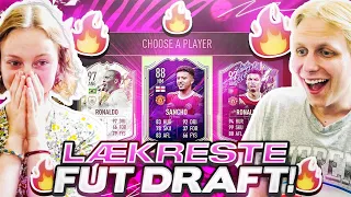 DEN LÆKRESTE FUT DRAFT CHALLENGE MED MIN KÆRESTE! - FIFA 22 FUT DRAFT CHALLENGE