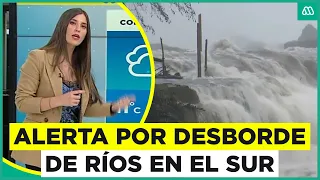 Lluvia por ciclón extratropical en Chile: Alerta roja por desborde de ríos en la zona sur del país