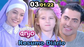 Carinha De Anjo 03/01/22 SEGUNDA-feira - Hoje 3 de janeiro - Resumo Chamada Completo do Capítulo 78