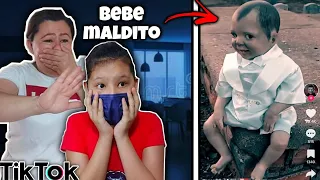 ESTE *BEBE ESTA MALDITO* 😱 REACCIONAMOS A LOS VIDEOS MAS TERRORIFICOS DE TIKTOK!