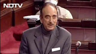 Budget Session: "Learnt From Atal Bihari Vajpayee On Running House," Says Ghulam Nabi Azad