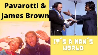 FIRST TIME HEARING PAVAROTTI & JAMES BROWN - IT'S A MAN'S WORLD - THIS WILL LEAVE YOU SPEECHLESS
